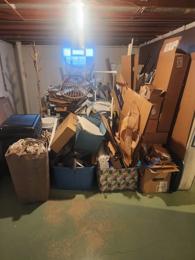 Roll-off dumpster container at job site for 20 Yard Dumpster Rental in La Junta